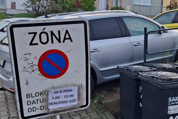 Realizace modré zóny na Pastvinách u Meandru a doplnění u hřbitova