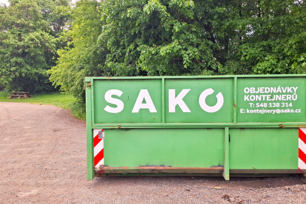 Kontejner na zahradní odpad Panský kopec