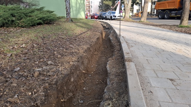 Modelace terénu, zasakovací rýha.