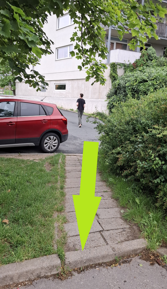 přístup k prodejně potravin