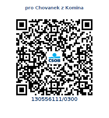 QR kód na platbu pro Chovánek